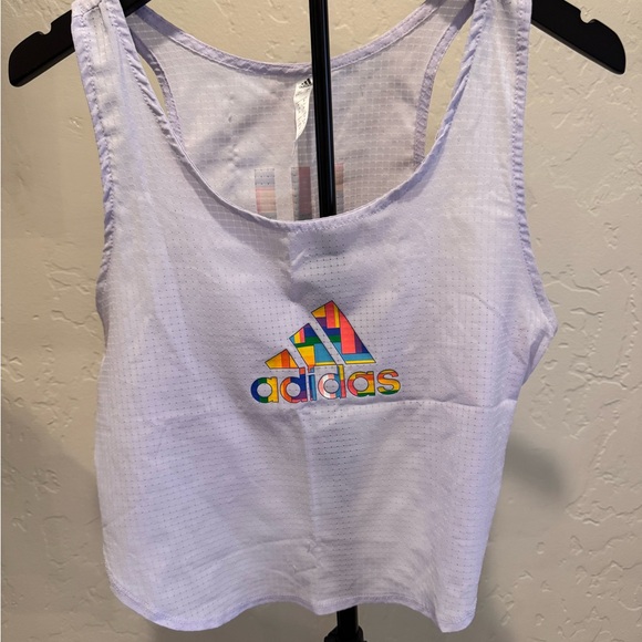 adidas Tops - Adidas Women's Pastel Purple Crop Top